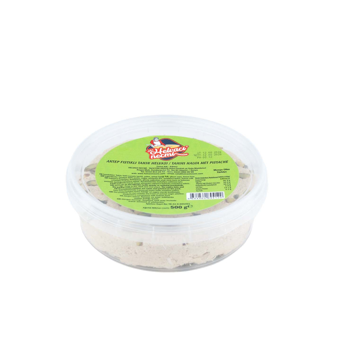 Helvacı Necmi Antep Fıstıklı Helva 500 G
