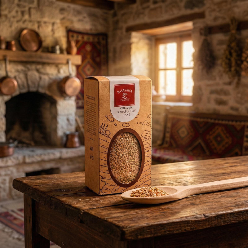 Ata Karabuğday Tane (Ciğ) 750 Gr