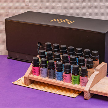 Ahşap Standlı Buhurdanlık Yağı Seti