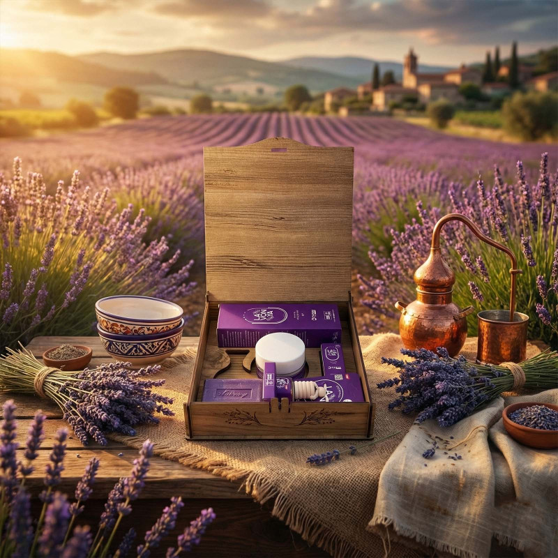 Lavonya Ahşap Kutulu Set