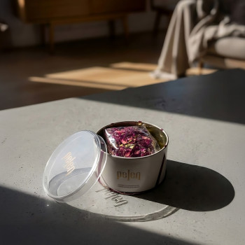 Pelen Gül Yapraklı Antep Fıstıklı Lokum