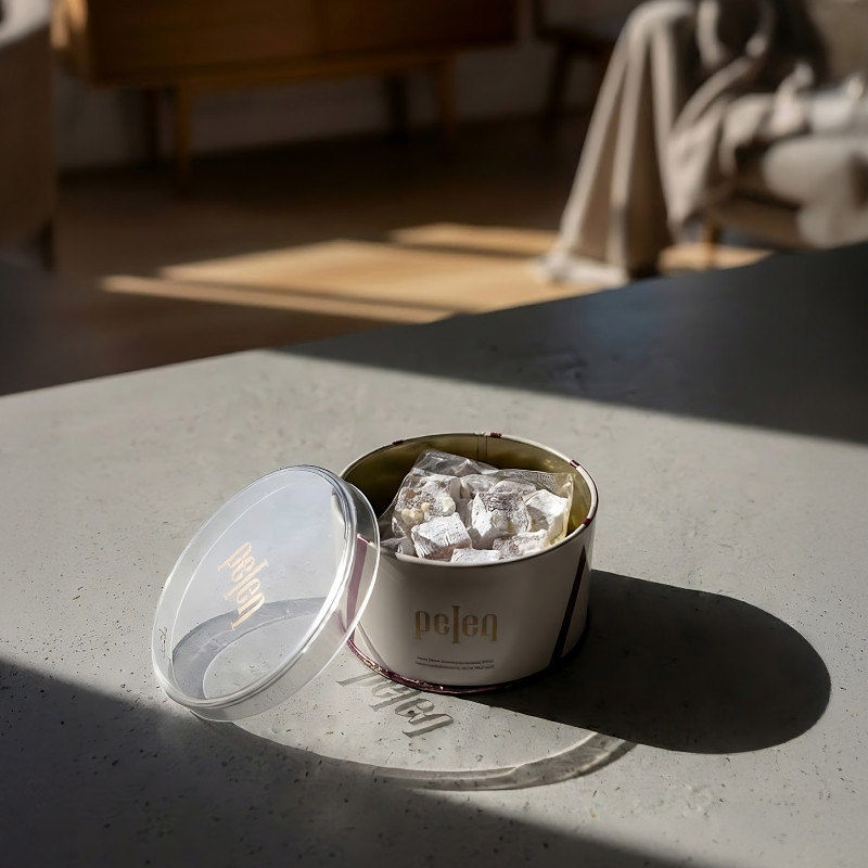 Pelen Pudra Şekerli Antep Fıstıklı Lokum