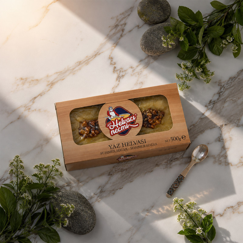Helvacı Necmi Sade Yaz Helvası 500 G Helvacı Necmi Sade Yaz Helvası 500 G