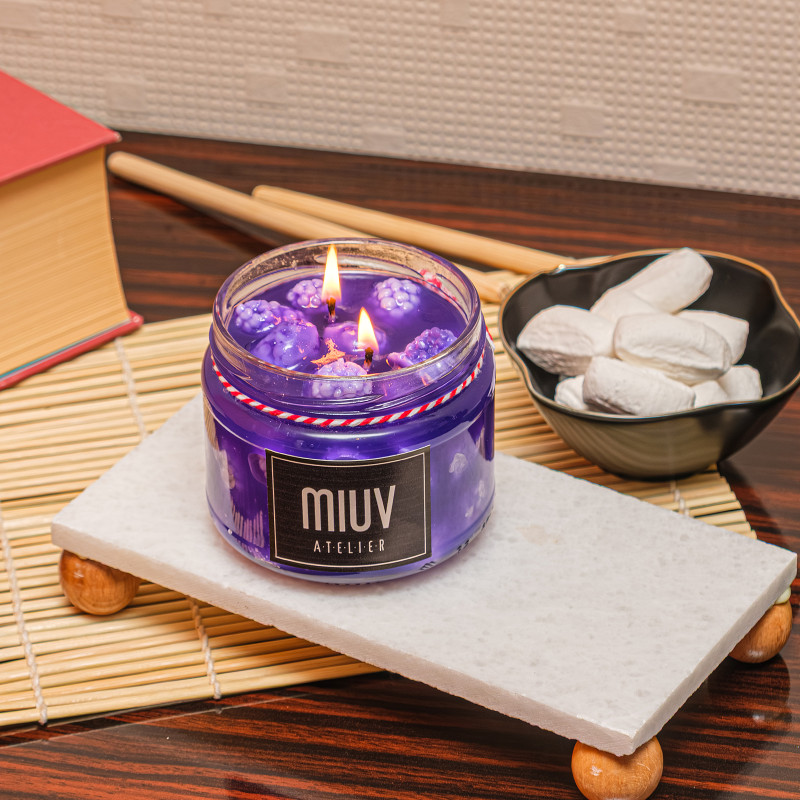 Miuv Böğürtlen Reçel Dekoratif Mum