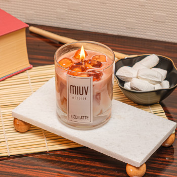 Miuv Ice Latte Dekoratif Mum Miuv Ice Latte Dekoratif Mum