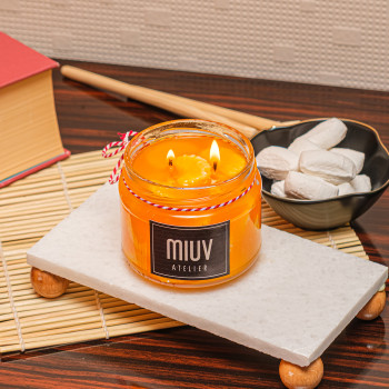 Miuv Mandalina Reçel Dekoratif Mum Miuv Mandalina Reçel Dekoratif Mum