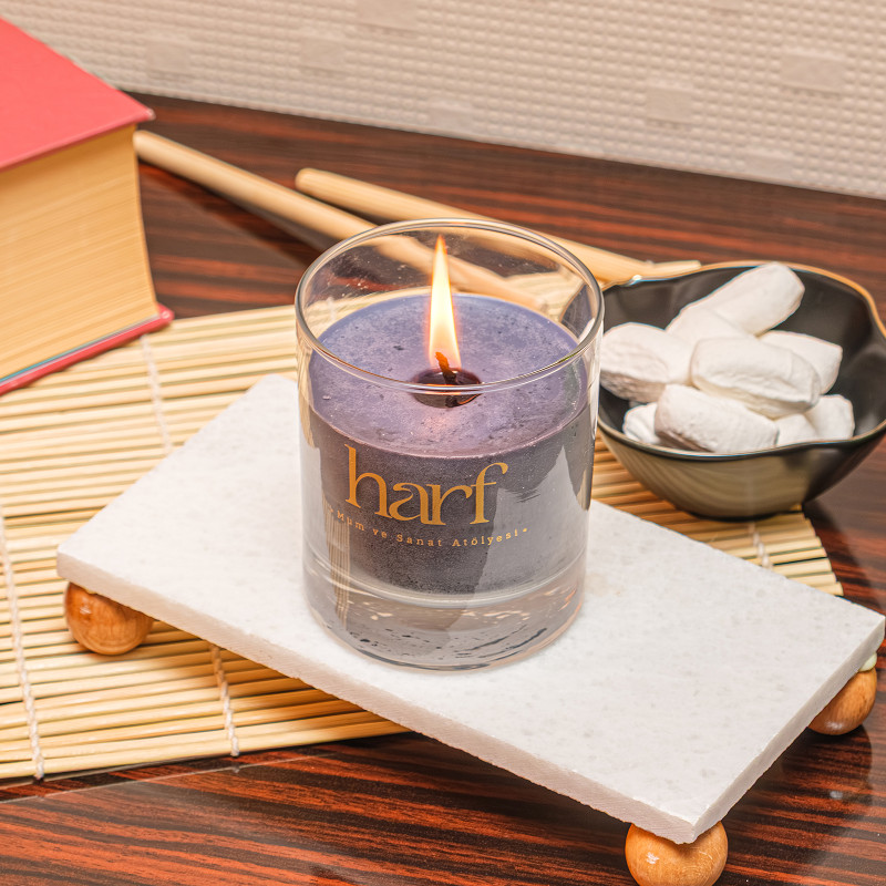 Harf Sandalağacı Dekoratif Mum